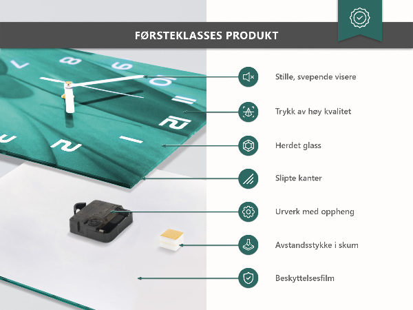 Vertikale Uhr Orchidee