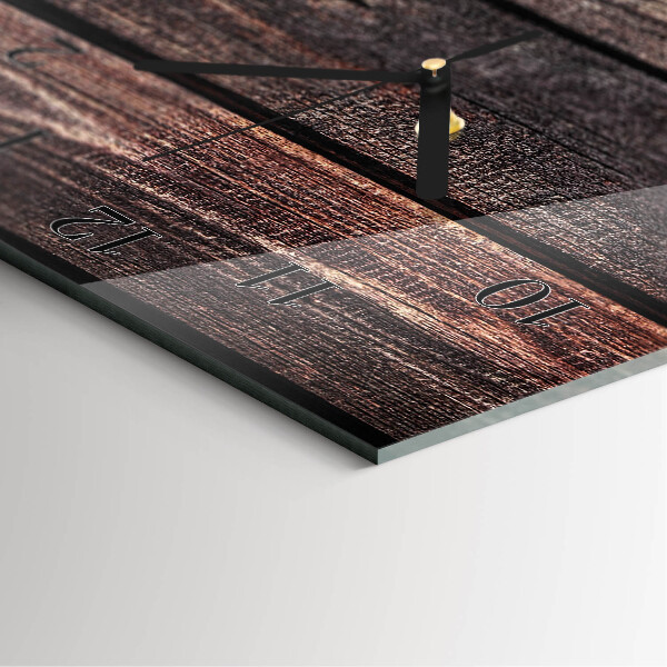 Vertikale Uhr Holz