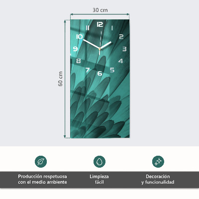 Vertikale Uhr Steinmauer