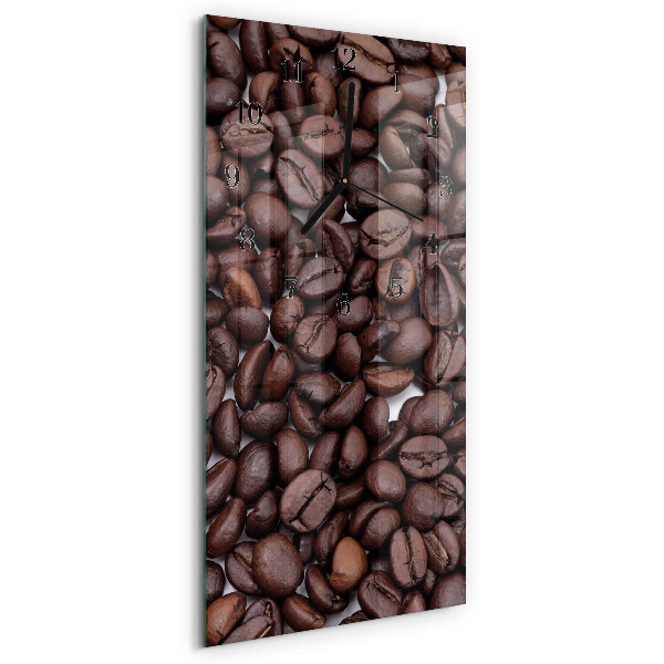 Vertikale Uhr Kaffeebohnen