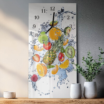 Vertikale Uhr Obst