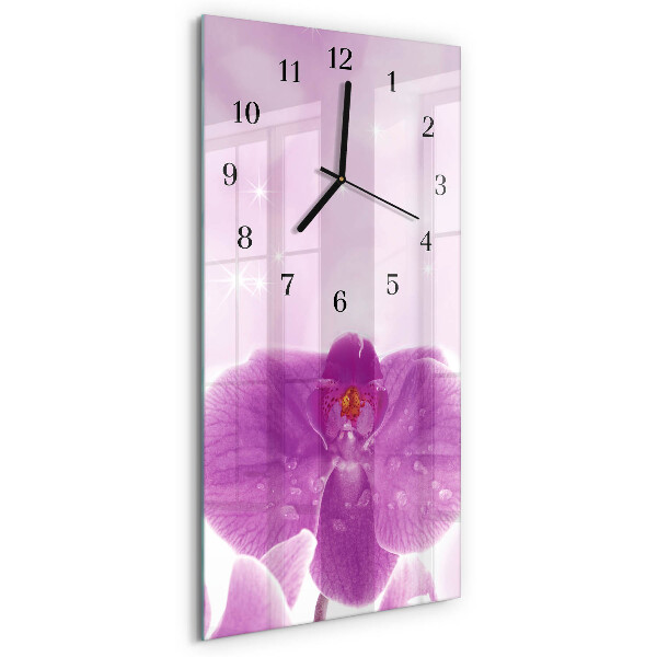 Vertikale Uhr Orchidee