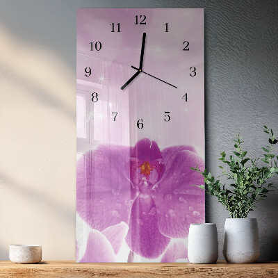 Vertikale Uhr Orchidee