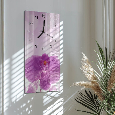 Vertikale Uhr Orchidee