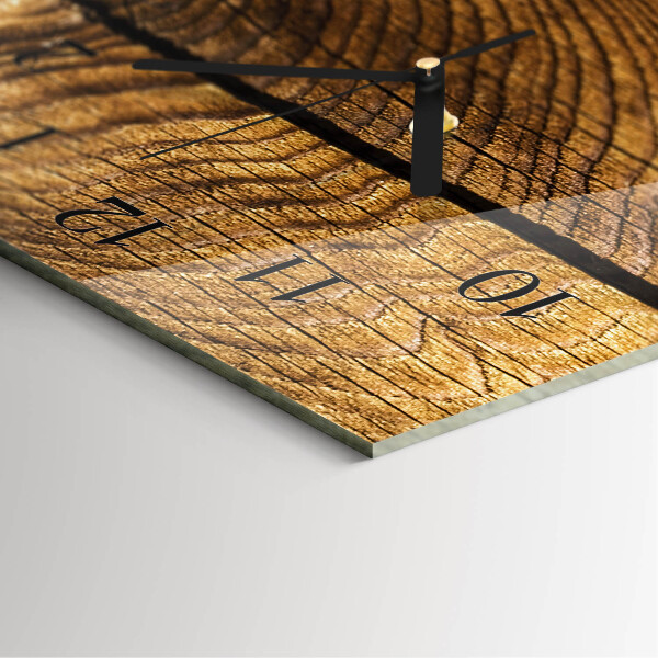 Vertikale Uhr Holz