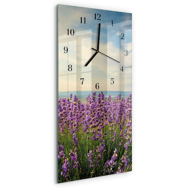 Vertikale Uhr Blumen