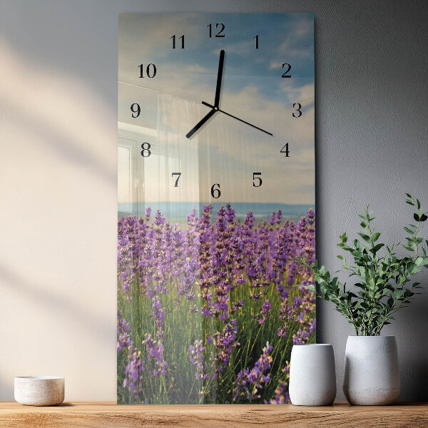 Vertikale Uhr Blumen