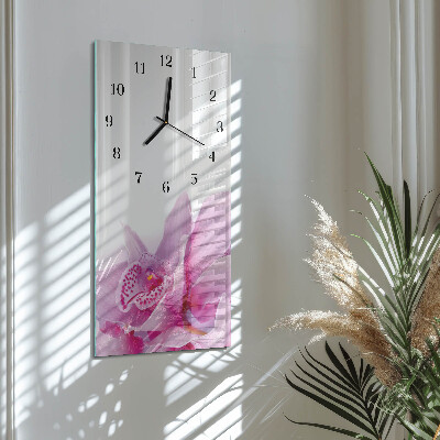 Vertikale Uhr Orchidee