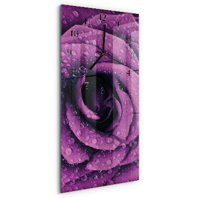 Vertikale Uhr Rose