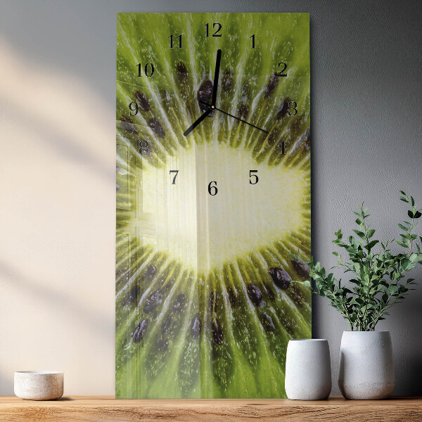 Vertikale Uhr Kiwi