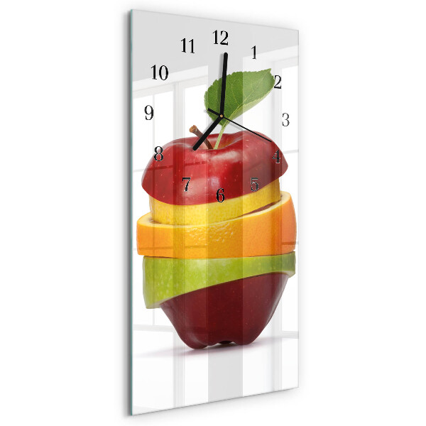 Vertikale Uhr Obst