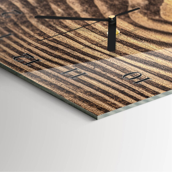 Vertikale Uhr Holz