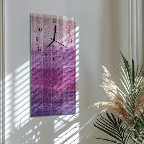 Vertikale Uhr Leinwand