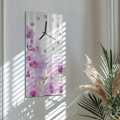 Vertikale Uhr Orchideen