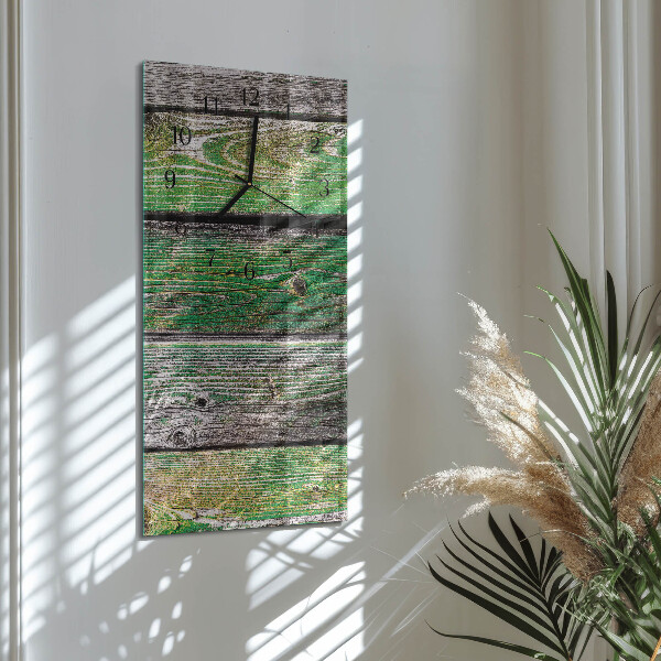 Vertikale Uhr Holzbretter