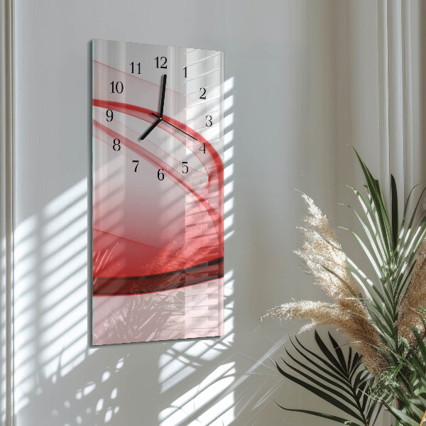 Vertikale Uhr Abstrakte Linien