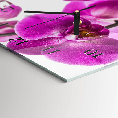 Vertikale Uhr Orchideen