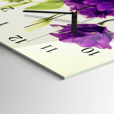 Vertikale Uhr Blumen