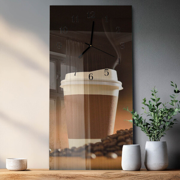 Vertikale Uhr Becher