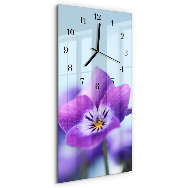 Vertikale Uhr Blume