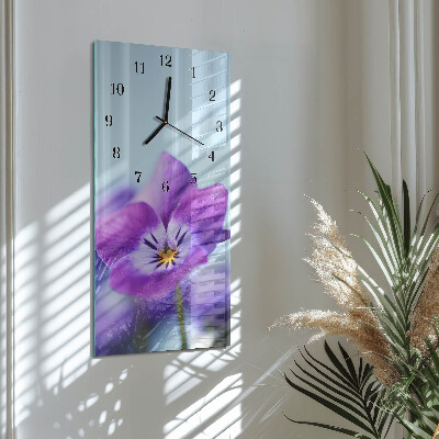 Vertikale Uhr Blume