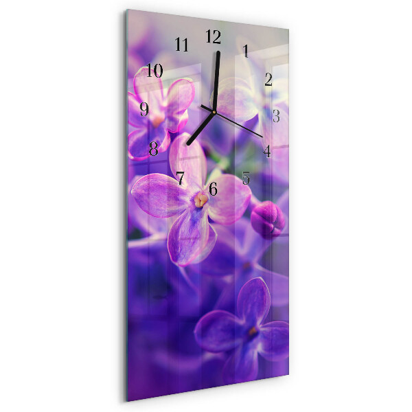 Vertikale Uhr Blumen