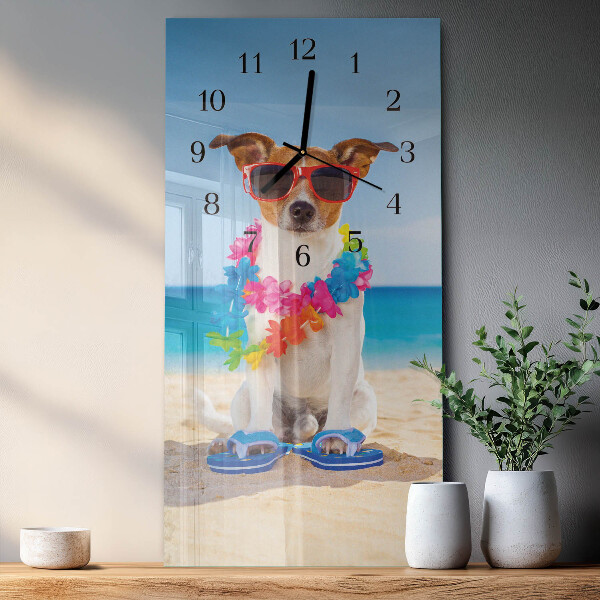 Vertikale Uhr Hund