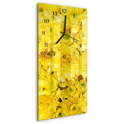 Vertikale Uhr Blumen