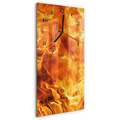 Vertikale Uhr Feuer