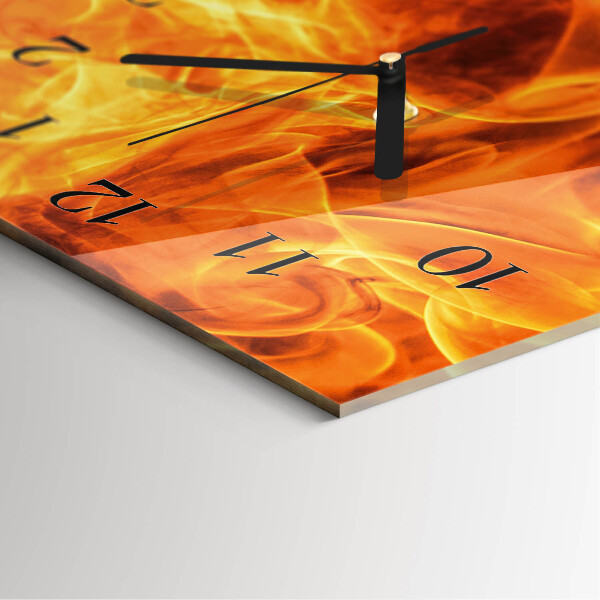 Vertikale Uhr Feuer