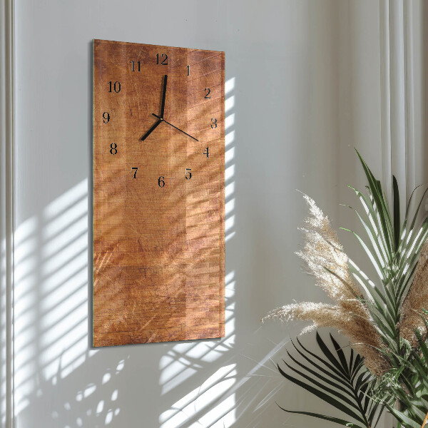 Vertikale Uhr Holzbretter