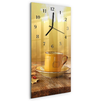 Vertikale Uhr Tasse
