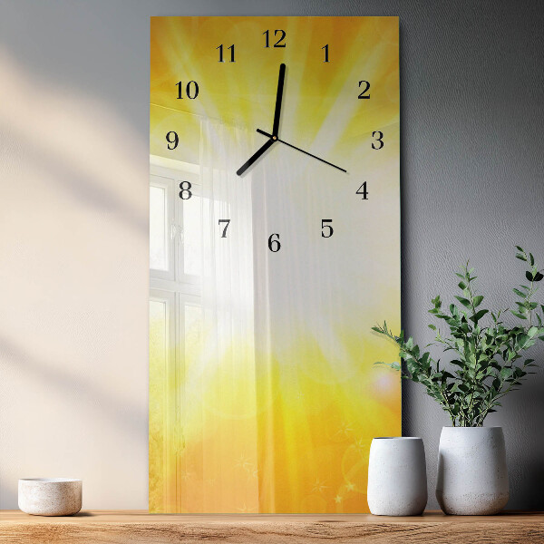 Vertikale Uhr Sonnenlicht