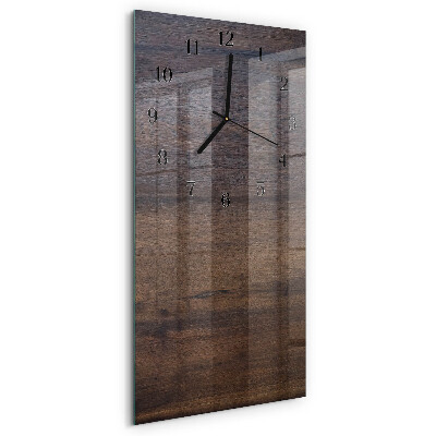 Vertikale Uhr Holzbrett