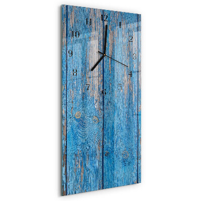 Vertikale Uhr Holz