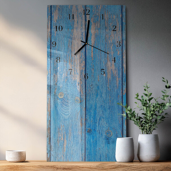 Vertikale Uhr Holz