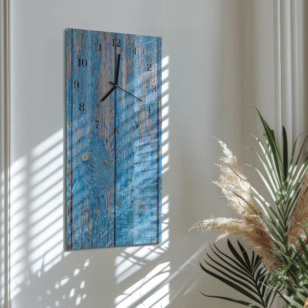 Vertikale Uhr Holz