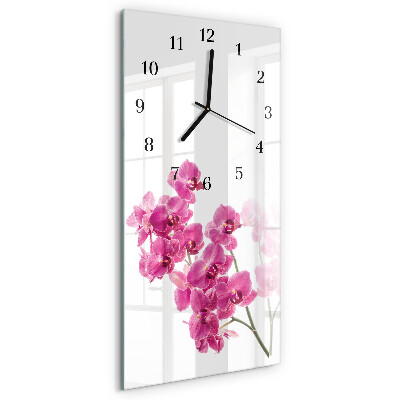 Vertikale Uhr Orchideen