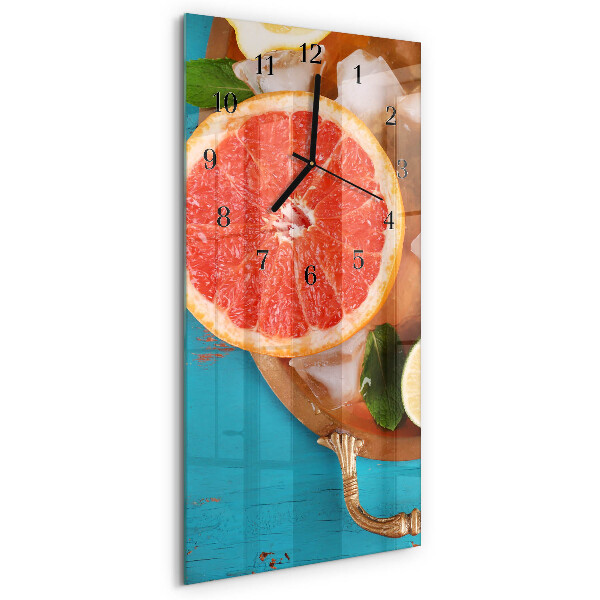 Vertikale Uhr Grapefruit