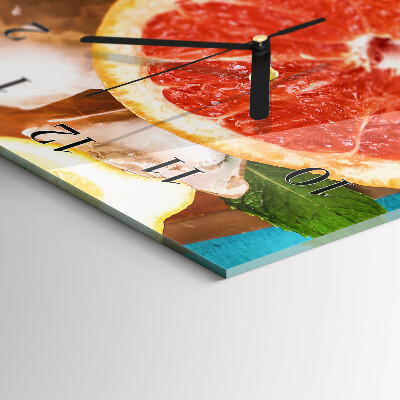 Vertikale Uhr Grapefruit