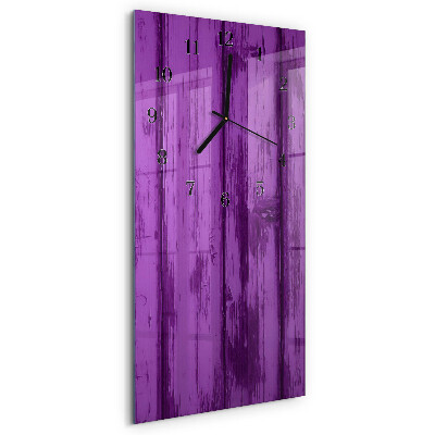 Vertikale Uhr Holz