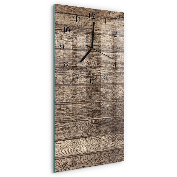 Vertikale Uhr Holz