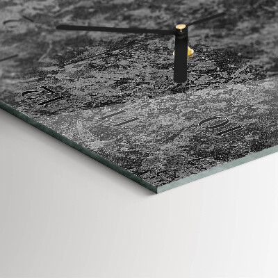 Vertikale Uhr Graphit