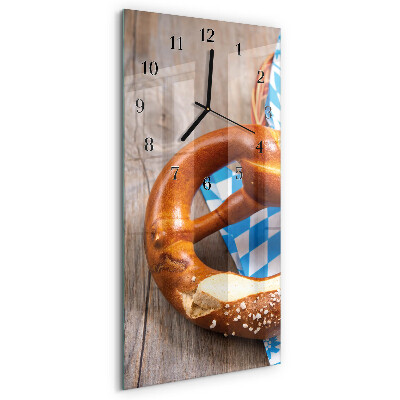 Vertikale Uhr Brezel