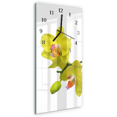 Vertikale Uhr Orchidee