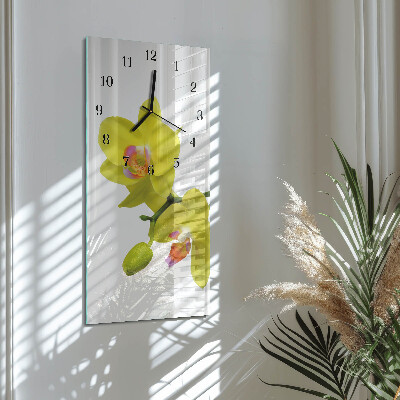 Vertikale Uhr Orchidee