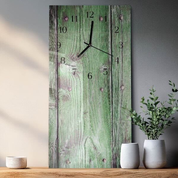 Vertikale Uhr Holzbrett