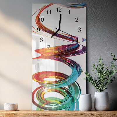 Vertikale Uhr Spiral