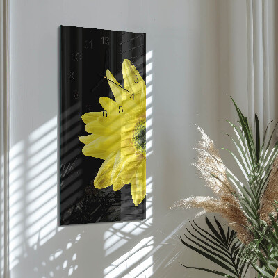 Vertikale Uhr Blume