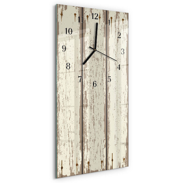 Vertikale Uhr Holzbretter